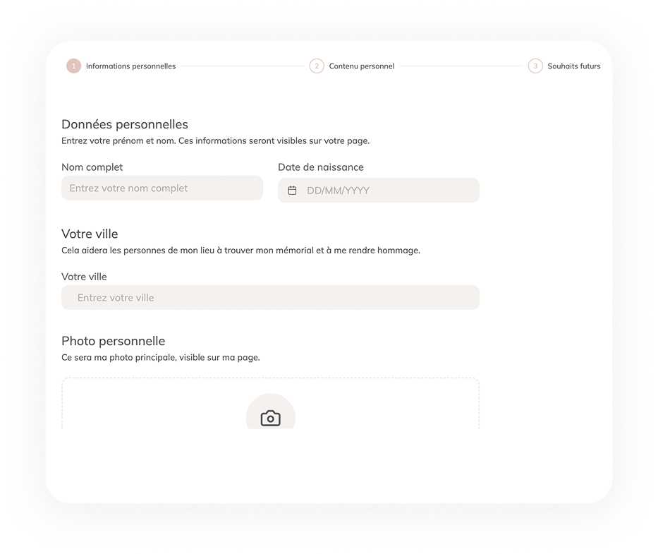 Archive chronologique de moments et lieux